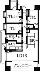 CASSIA旭丘の物件間取画像